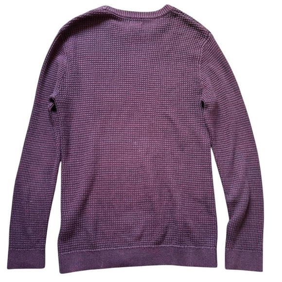 A173- XS Men's H&M Purple crewneck sweater with a relaxed fit #indie - Picture 2 of 5
